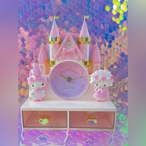 Sanrio My Melody Sweet Piano Castle Clock Chest